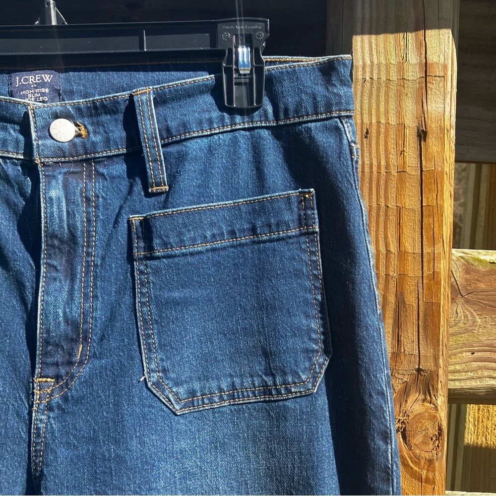 J. Crew Blue Flare & Wide Leg Jeans - Picture 5 of 15